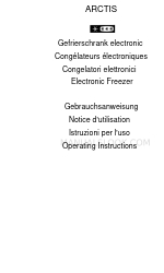 AEG ARCTIS Manuel d'utilisation