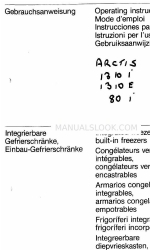 AEG Arctis 1310 i Manuale di istruzioni per l'uso