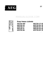 AEG ARCTIS 301 Electronic Manual de instrucciones