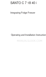 AEG C 718 40 i Instructions d'utilisation et d'installation