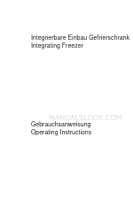 AEG Integrating Freezer 사용 설명서