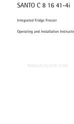 AEG SANTO C 8 16 41-4i Operating And Installation Instructions