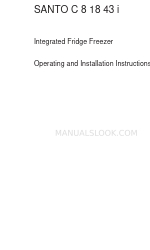 AEG SANTO C 8 16 41-4i Operating And Installation Instructions