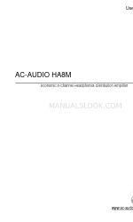 AC-AUDIO AC-AUDIO HA8M Manuel de l'utilisateur