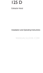 AEG 125 D Manual de instrucciones de instalación y funcionamiento