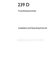 AEG 239 D Installation And Operating Instructions Manual