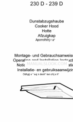 AEG 239 D (フランス語) 使用および設置に関する注意事項