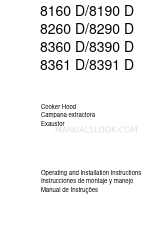 AEG 8360 D Petunjuk Pengoperasian dan Pemasangan