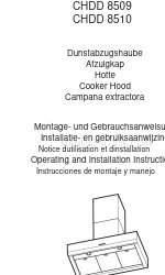 AEG CHDD 8509 Operating And Installation Instructions