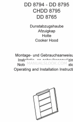 AEG CHDD 8795 Instrukcja obsługi i instalacji