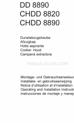 AEG CHDD 8820 Instruções de utilização e de instalação