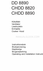 AEG CHDD 8890 Betriebs- und Installationshandbuch