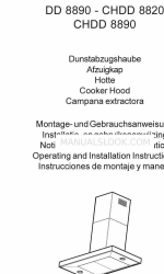 AEG CHDD 8890 Betriebs- und Installationshandbuch