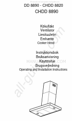 AEG CHDD 8890 Manuale di istruzioni per l'installazione