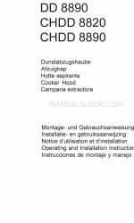 AEG CHDD 8890 Betriebs- und Installationsanleitung