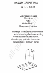 AEG CHDD 8890 Betriebs- und Installationsanleitung