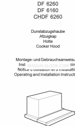 AEG CHDF 6260 Instrukcja obsługi i instalacji