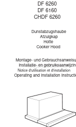 AEG CHDF 6260 Instrukcja obsługi i instalacji