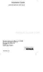Kohler 00885612734549 インストレーション・マニュアル