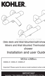 Kohler 10089W-CP Руководство по установке и эксплуатации