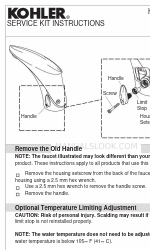 Kohler 1047233 Service Kit Instructions