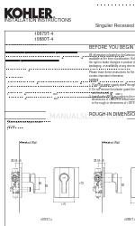 Kohler 10879T-4 Installation Instructions