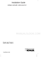 Kohler 114753-2-CD Manuel d'installation