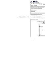 Kohler 11829T-B Instrucciones de instalación