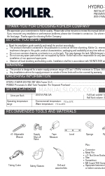 Kohler 20341T-PNE-CP Installation Instructions Manual