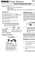 Kohler 5EKD Instructions d'installation