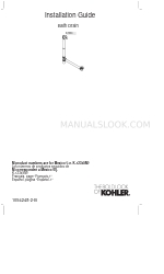 Kohler 7223-BN Installation Manual