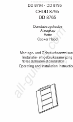 AEG DD 8765 Betriebs- und Installationsanleitung