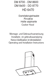 AEG DD 8770 Operating And Installation Instructions