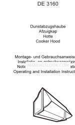 AEG DE 3160 Panduan Petunjuk Pengoperasian dan Pemasangan