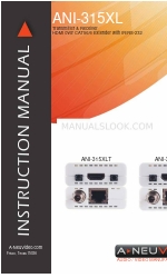 A-Neuvideo ANI-315XLR Instruction Manual