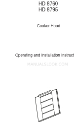 AEG HD 8795 Operating And Installation Instructions