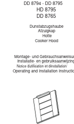 AEG HD 8795 Operating And Installation Instructions