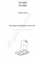 AEG HD 8990 Operating And Installation Instructions