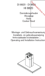 AEG HI 8820 Operating And Installation Instructions