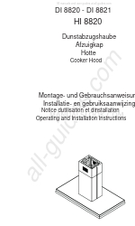 AEG HI 8820 Operating And Installation Instructions