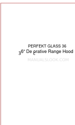 AEG PERFEKT GLASS 36 Mounting Instructions