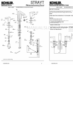 Kohler STRAYT 37331-4 Инструкции по установке