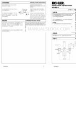 Kohler STRAYT 37331T Instrucciones de instalación