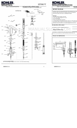 Kohler STRAYT 37337T-B4DPW Instrucciones de instalación