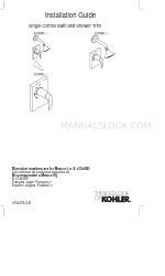 Kohler Symbol Rite-Temp K-T18489-4 Kurulum Kılavuzu