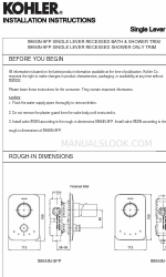 Kohler TOOBI 8966IN-9FP Instrucciones de instalación