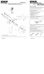 Kohler URBANITY 23750T-9 Instrucciones de instalación