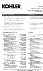 Kohler VIA K-20629T-BW 取付説明書