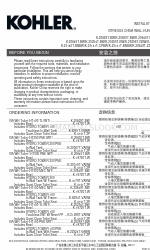 Kohler VIA K-20629T-BW 取付説明書