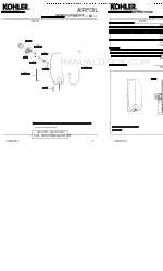 Kohler AIRFOIL 37273 Series Installatie-instructies